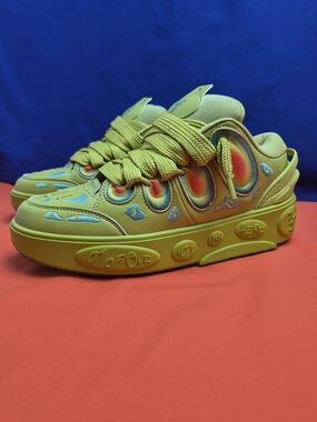 Puma LaFrancè Heatmap Youth Yellow Athletic Sneakers with Multicolor Accents